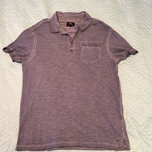 Authentic Rock and Republic cotton blue polo shirt Sz. L